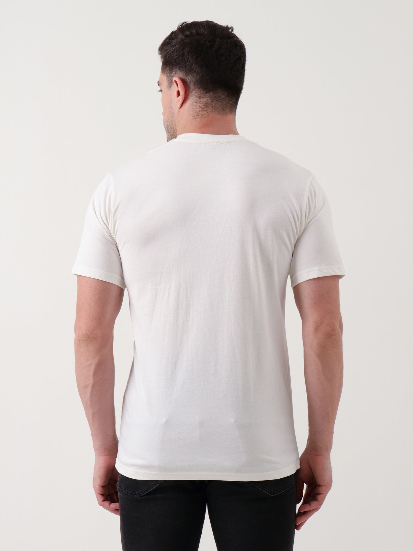 Men's Classic Crew Neck White T-Shirt