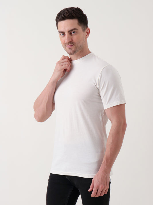 Men's Classic Crew Neck White T-Shirt