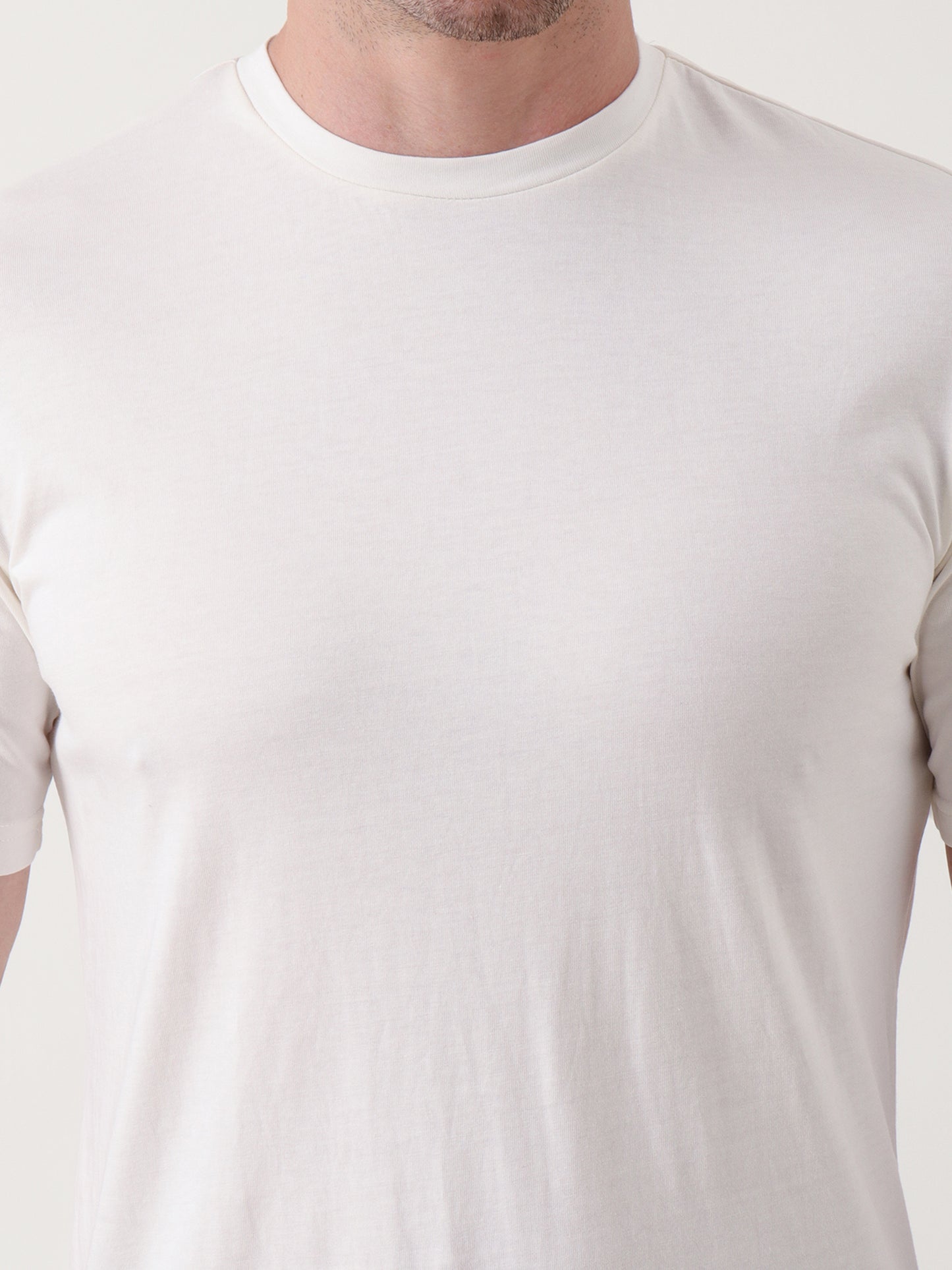 Men's Classic Crew Neck White T-Shirt