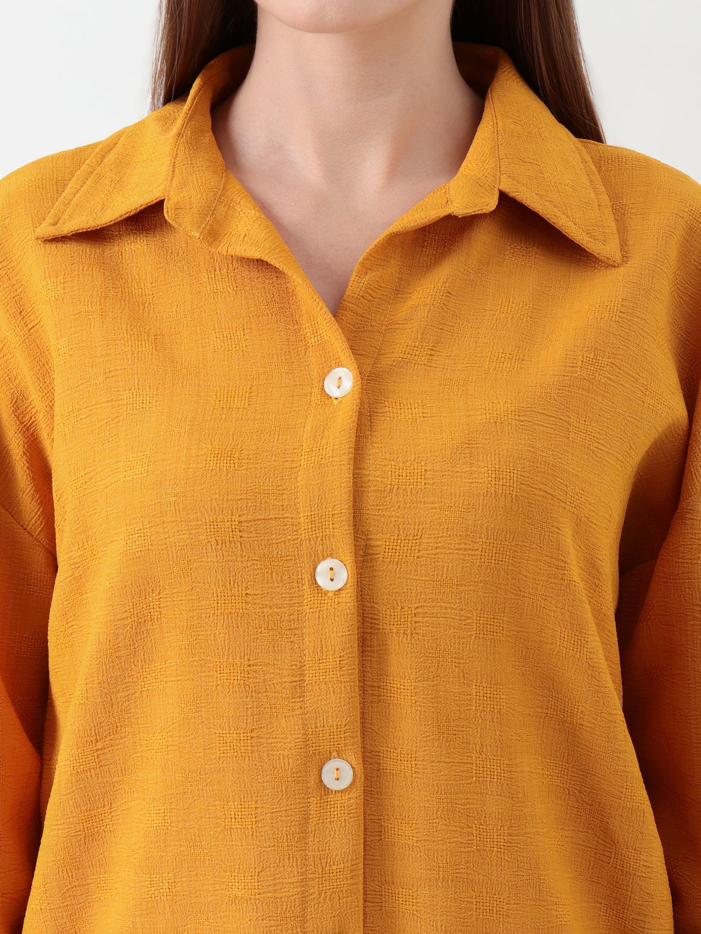 Sunset Mustard Relaxed Fit Co-ord Set
