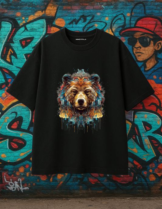 Oversized Bear Graphic Tee